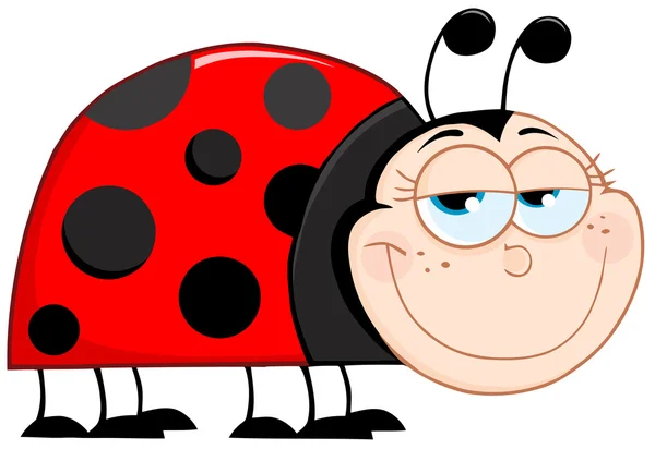 Happy Ladybug — Stock Photo, Image