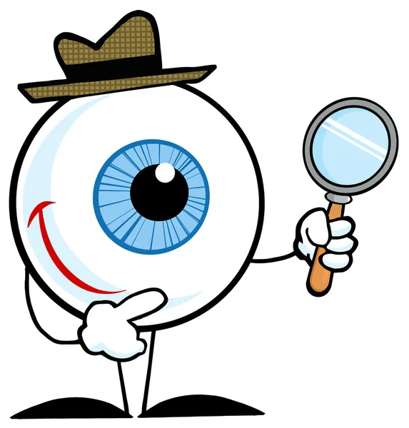 Detective Eyeball. — Fotografia de Stock