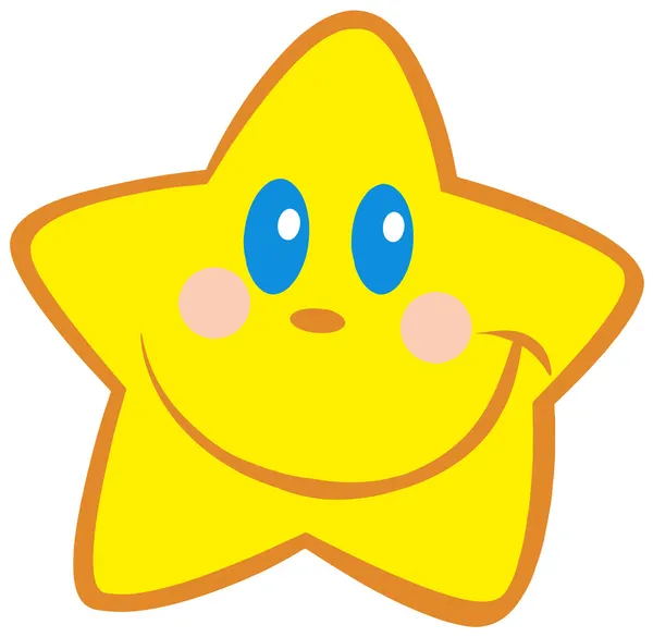 Счастливая маленькая звезда — стоковое фото