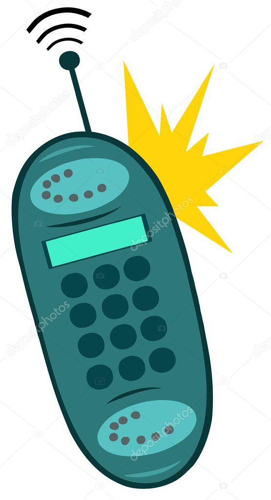 Ringing Mobile Phone — Stock Photo © HitToon #9323249