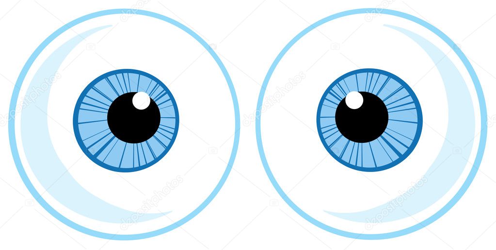 Two Blue Eye Balls