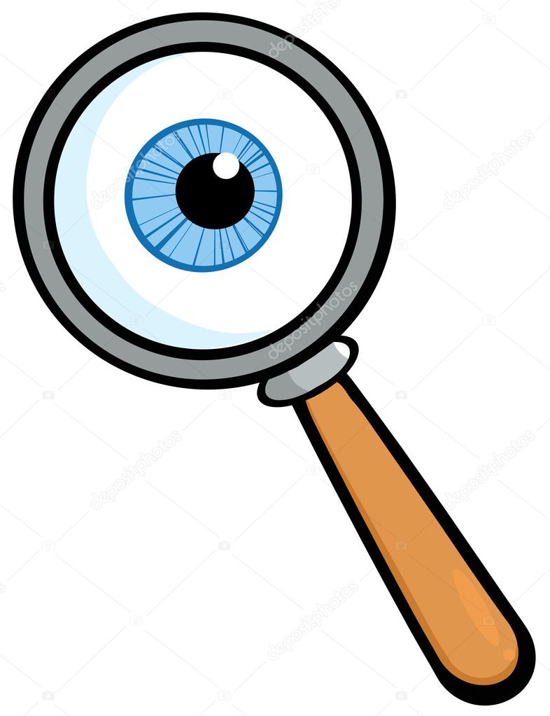 Magnifying Glass With Eye Ball Stock Photo Image By C Hittoon