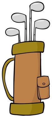 Golf Bag clipart