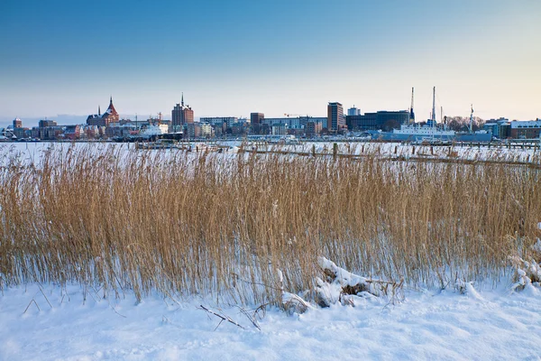 Inverno em Rostock — Fotografia de Stock