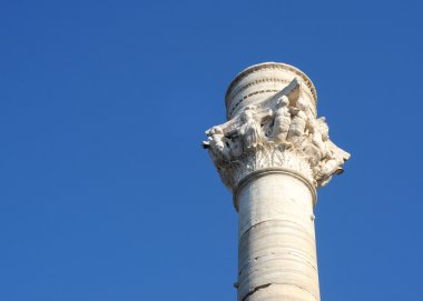 Via Appia pillar in Brindisi, Italy clipart