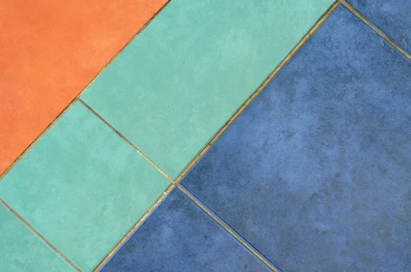 Colourful pavement tiling — Stock Photo, Image