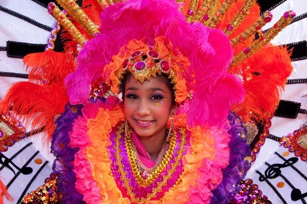 Giovane Carnevale Reveler Fotografia Stock