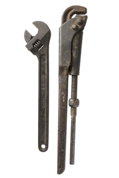 Pipe wrench-tools — Stockfoto
