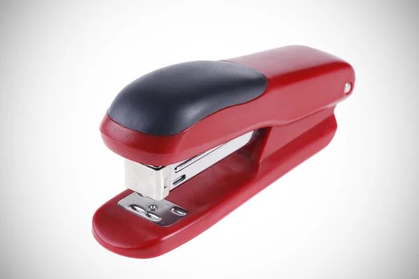 Červený steapler — Stock fotografie