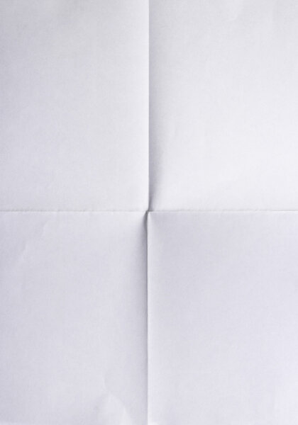 White sheet of paper