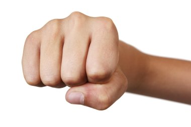 Boy's fist clipart