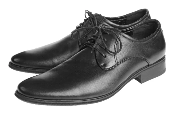 Fekete férfi cipő — Stock Fotó