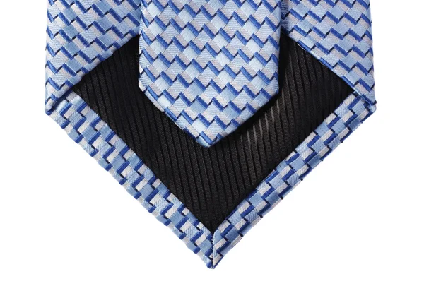 Back view of blue tie — Stock Photo, Image