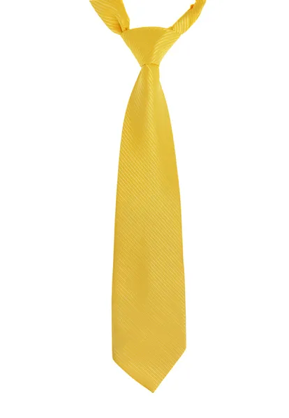 Cravatta gialla Fotografia Stock