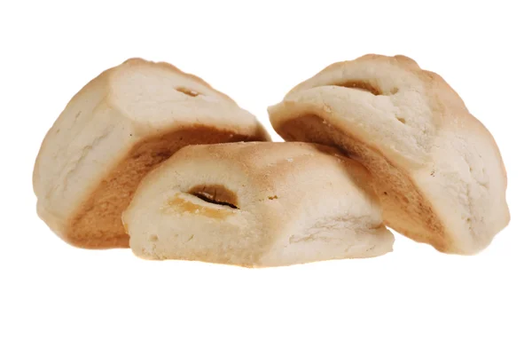 Üç kurabiye kompozisyon — Stok fotoğraf