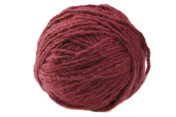 赤煉瓦の毛糸の玉 — ストック写真