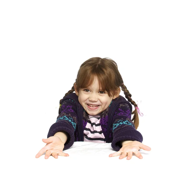 stock image Happy little girl