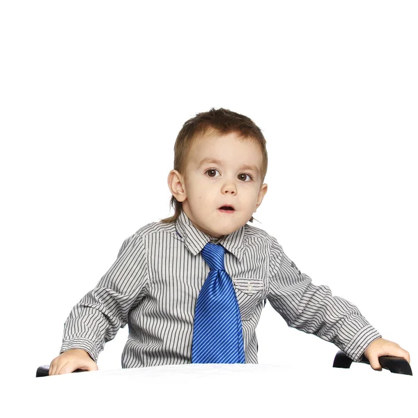 Porträt eines kleinen Jungen — Stockfoto