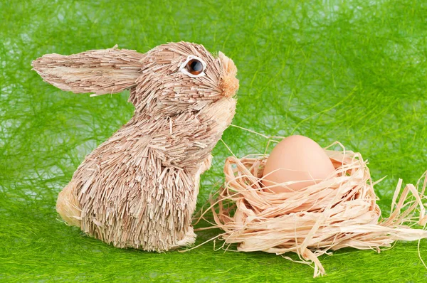 ウサギと卵 — ストック写真