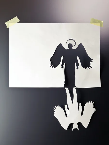 Anioł i diabeł — Zdjęcie stockowe