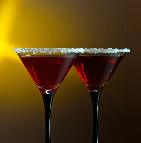 Två glas med en cocktail — Stockfoto