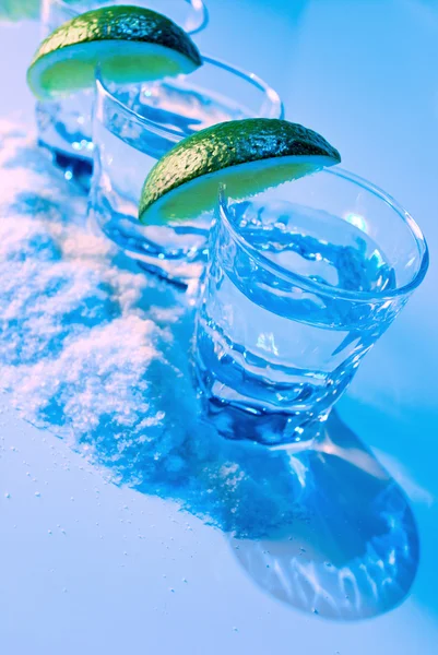 Tequila and lime. — Stock Photo, Image