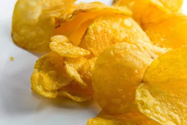 Fried potato chips. — Stock Photo, Image