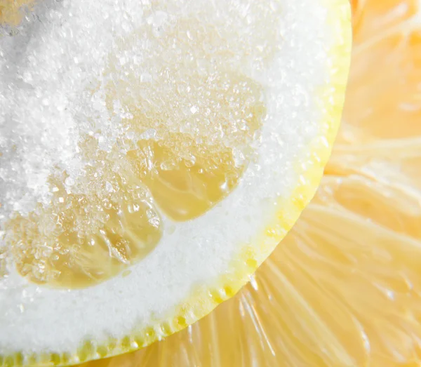 Limão com açúcar . — Fotografia de Stock