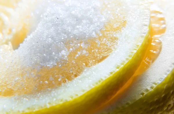 Limão com açúcar . — Fotografia de Stock