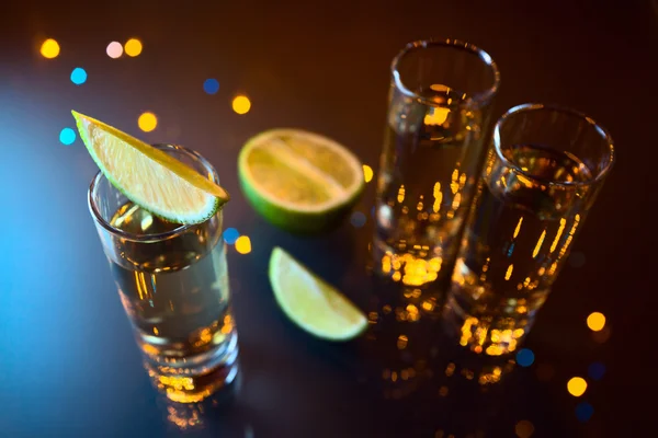 stock image Tequila and lime.