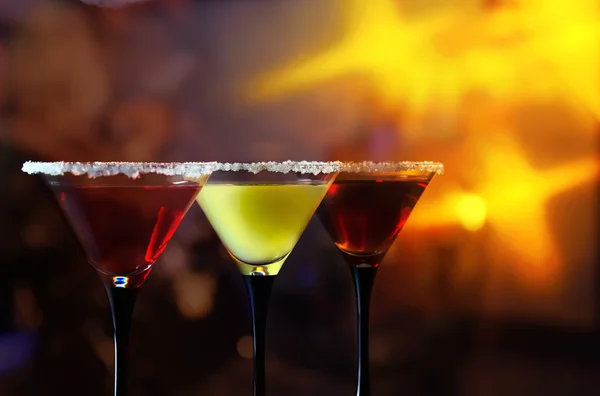 Glazen met cocktail — Stockfoto