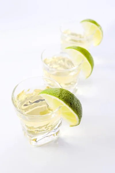 Tequila z limonki . — Zdjęcie stockowe