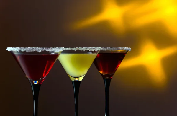 Lunettes avec cocktail — Photo