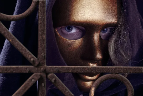 Guld mask — Stockfoto