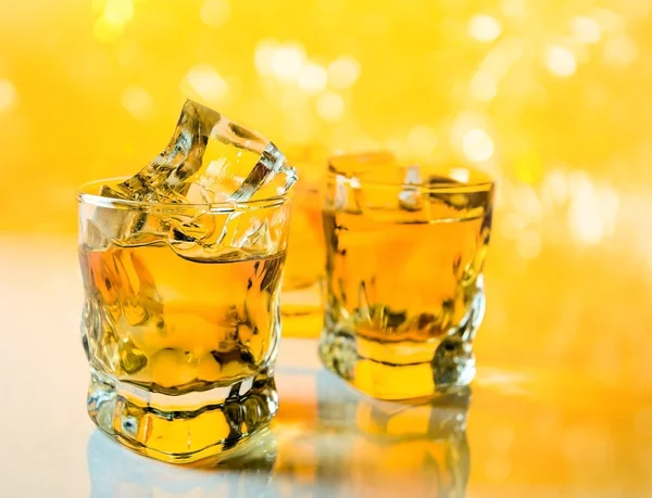 Whisky with ice . — Stock Fotó