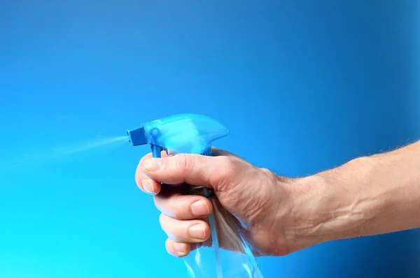 stock image Hand with a spray.