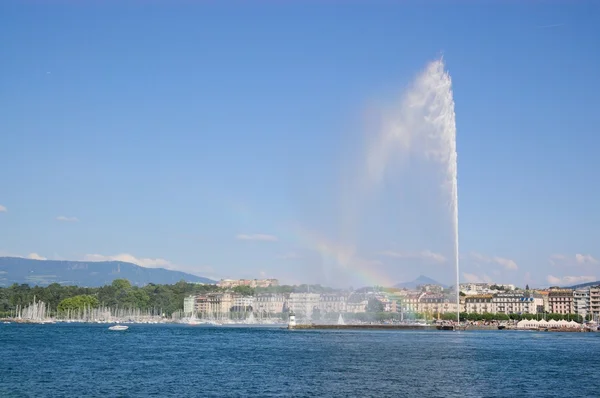 stock image Jet d'Eau Geneva fountain