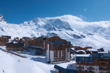 val Thorens sayısı resort, Fransa Kayak.