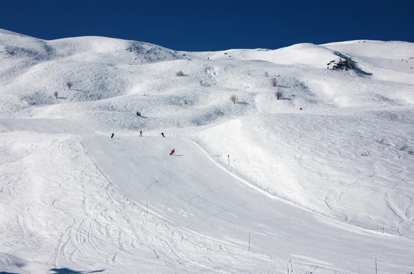 Vue sur la station de ski de Val Thorens, France — Photo