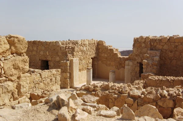 Stock image Ruined walls of Masada