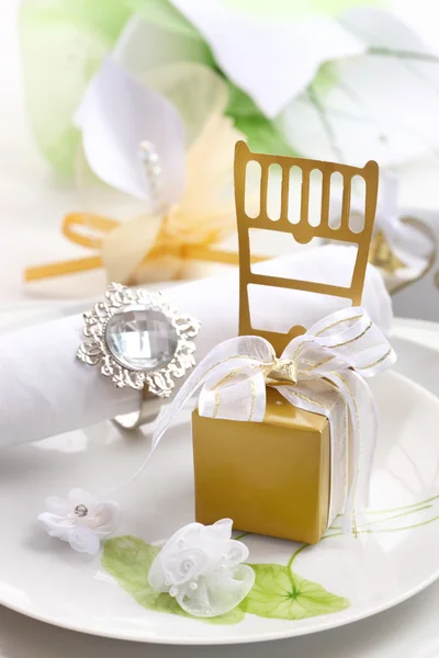 Wedding place setting — Stock Photo, Image