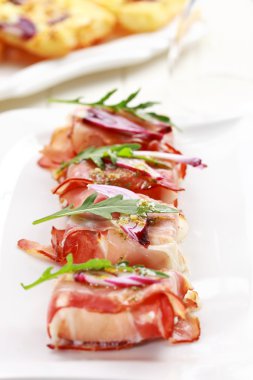 Prosciutto peynir rulo