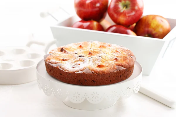 Apple cheesecake — Stock Photo, Image