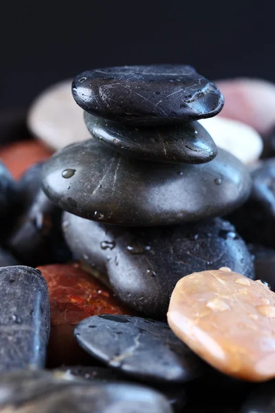 Stos kamieni zrównoważony zen — Zdjęcie stockowe