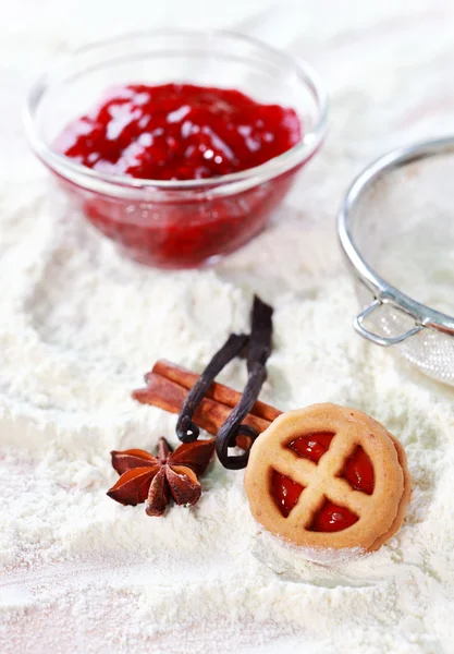 Baking ingredients for cookies — Stock Photo, Image
