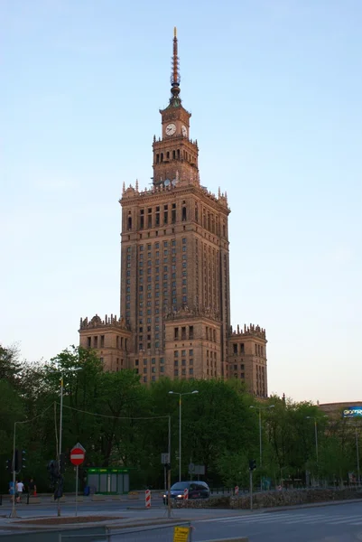 Kültür ve bilim Varşova Sarayı — Stok fotoğraf