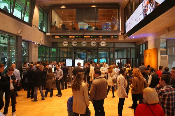 stock image Open day on the Warsaw Stock Exchange