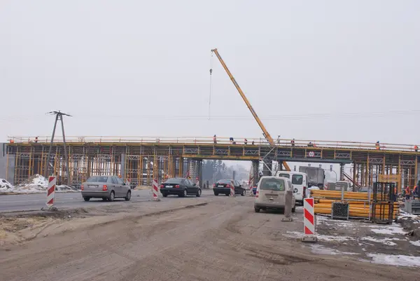 stock image Road building