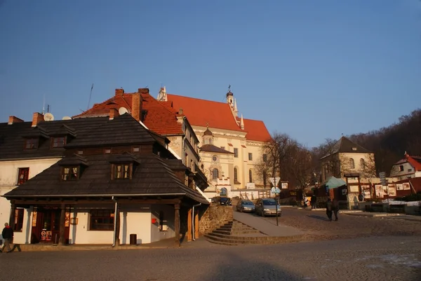 Vista da cidade velha da rua principal — Fotografia de Stock