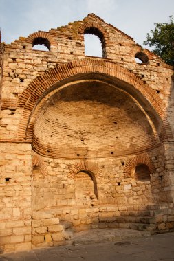 Old church in Nesebr, Bulgaria, UNESCO World Heritage Site clipart